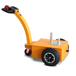 Carro de Arrastre Eléctrico de Acero Amarillo con Diseño de Dos Ruedas para Uso Industrial, Estructura Cerrada con Recubrimiento en Polvo Resistente - Product Image 5