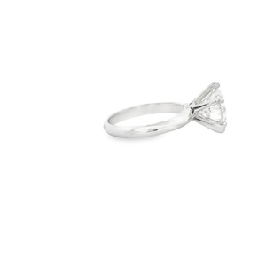 Joyería Qinglong, Anillo de Compromiso de Oro Sólido de 10k/14k con Diamante Cultivado en Laboratorio de 2ct y 8mm, Joyería Fina para Navidad - Product Image 3
