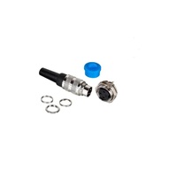 Conector circular J09 AISG IP67, macho y hembra, 14 pines, M16