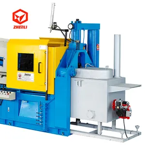 Zhenli Computer Controlled Metal Injection Molding Vertical Hot Chamber Zinc Alloy Casting Machine Price