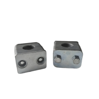 Pince de serrage simple pour tube, légère, en plastique et zinc, mesure métrique
