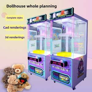 All-Transparent New Grab Doll Machine Coin Pusher Entertainment & Amusement Game Clip Doll Gift Machine - Product Image 4