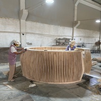 Table en bois paramétrique, mobilier paramétrique CNC, bureau d'accueil paramétrique, mobilier de design paramétrique, OEM ODM