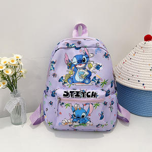 Mochila cosida de alta calidad de dibujos animados de Anime de gran capacidad para niños, bolso informal con grafiti, hombro bonito para estudiantes - Product Image 5