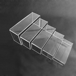 5 उच्च गुणवत्ता स्पष्ट एक्रिलिक प्रदर्शन पुल risers के सेट कड़ा plinths प्रदर्शन खड़ा - Product Image 2