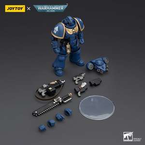 JOYTOY 1/18 Ultramarines Intercessors <span class=keywords><strong>Figurine</strong></span> d'action officielle de collection 4,96 pouces Modèle articulé en PVC Emballage d'origine pour <span class=keywords><strong>40K</strong></span> - Product Image 6