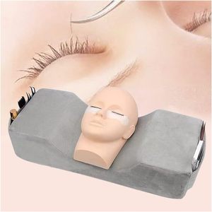 Almohada de Extensión de Pestañas Sostenible de Cuatro Colores, Almohada Suave para Pestañas con Soporte para el Cuello para Salón de Belleza y Maquillaje - Product Image 3