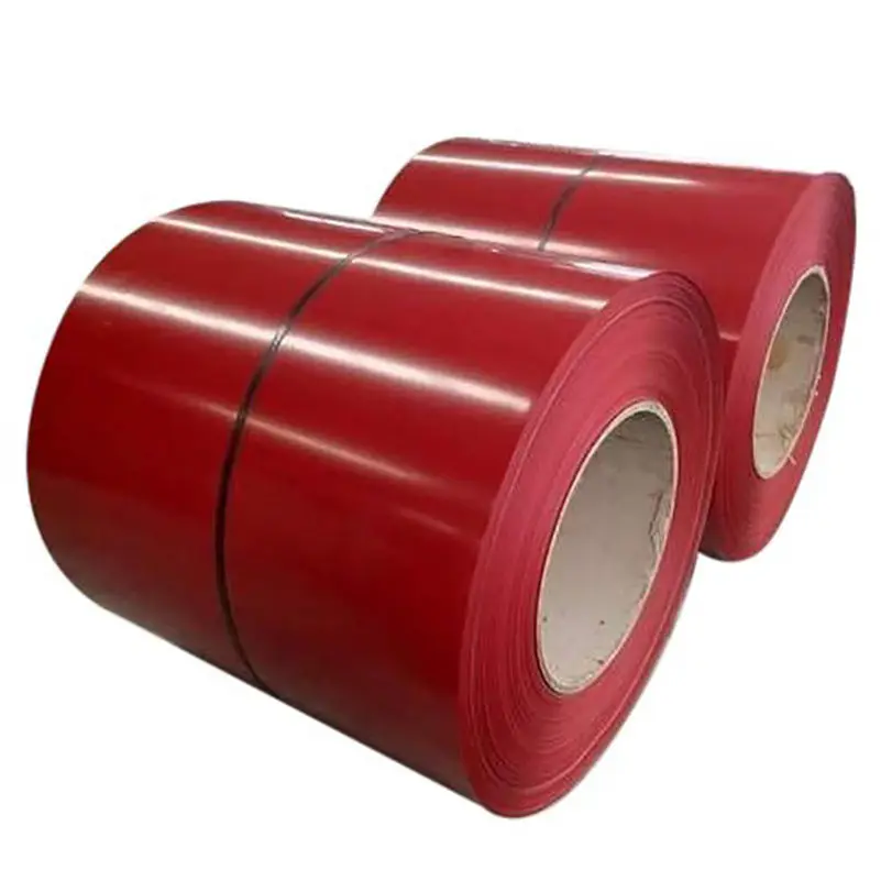 Farbbeschichtete Spule vorbeschichtete verzinkte Stahlspule Z275 Metallmaterialien PPGI-Spulen
