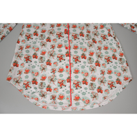 Pyjama en coton de haute qualité pour femmes et hommes à manches longues imprimé floral vêtements de nuit vêtements de salon pour le printemps/été