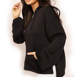 La mejor opción para ropa de invierno, sudaderas con capucha para mujer, Sudadera con capucha corta de manga larga para mujer, blanco, rosa, rojo, azul cielo, Color personalizado OEM - Product Image 4