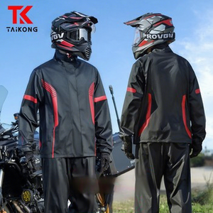 Nuevo Traje Impermeable para Motocicleta, Traje de Dos Piezas para Hombre Adulto, Impermeable para Repartidores, Protección Completa del Cuerpo, Capa Gruesa de PVC - Product Image 4