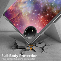 Pour Xiaomi Redmi Pad SE 8,7 pouces, housse de tablette, support pliable à trois volets pour Redmi Pad SE 4G 8,7'' 2024, coque de protection avec fonction de réveil et de mise en veille automatique