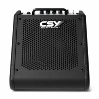 Amplificateur de batterie CSY PM-30A pour UNLOCK/Roland/Yamaha avec contrôle indépendant du volume des fûts et des lignes, interrupteur BT |   Égaliseur 3 bandes 30W/50W de puissance de crête |   Portable