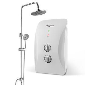 Chauffe-eau électrique instantané avec bouton manuel 5500W, corps en plastique, design traditionnel, pour marchés - Product Image 3