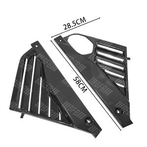 Pour 2020-2024 Chevrolet <span class=keywords><strong>Corvette</strong></span> C8 couvercle de baie de moteur de remplacement en Fiber de carbone véritable état neuf - Product Image 3