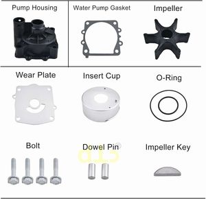 Pieza de Repuesto para Maquinaria de Construcción 61A-W0078-A2-00 61A-W0078-A3-00 Kit de Reparación de Bomba de Agua para Yamaha V6 150-300HP Sierra 18-3396 - Product Image 6