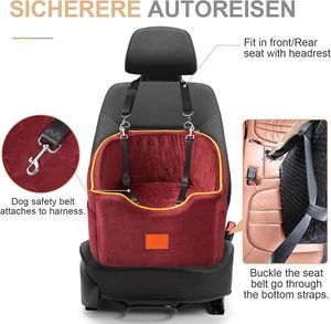Hersteller Großhandel Hund Autos itz Booster Memory Foam Elevate <span class=keywords><strong>Pet</strong></span> Autos itz für kleine Hunde 35lbs Wasch bar - Product Image 3