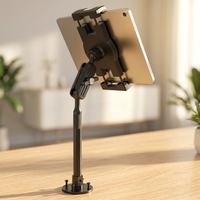 Support universel pour tablette PC YUNKU K20-1L, en alliage d'aluminium, support mural réglable, compatible iPad, design plat étendu