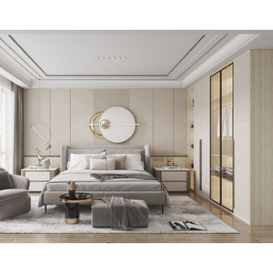 Armoire de rangement classique en bois, haute qualité, mobilier moderne pour chambre à coucher, armoire et <span class=keywords><strong>lit</strong></span> - Product Image 4
