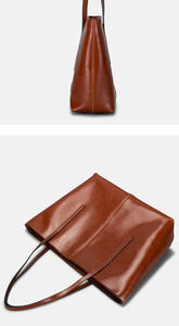 Fashion <b>Large</b> Women's <b>Shoulder</b> <b>Bags</b> High Quality Ladies Genuine Leather Handbags <b>Large</b> Purses and Tote <b>Bags</b> - Product Image 5