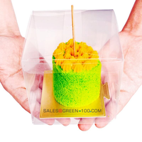 Boîtes de rangement personnalisées en PET/PVC transparent recyclables pour cadeaux de mariage, présentoirs à gâteaux, électronique grand public et événements