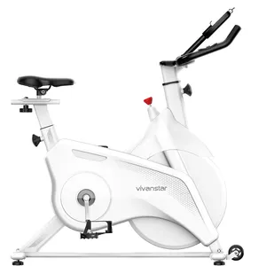 transformer gym bike Suppliers-Vivanstar SB08117 Alat Latihan Sepeda Dalam Ruangan, Peralatan Latihan Fitness Sepeda Berputar 2022