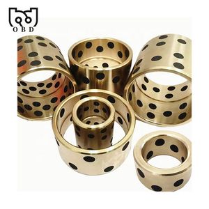 Самосмазывающийся безмасляный станок с ЧПУ фланцевый рукав бронзовая графитовая Втулка сталь для строительного литья медная втулка - Product Image 3