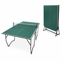 Table de ping-pong pliable d'intérieur avec filet pour la maison, le club, l'école, logo personnalisé, OEM, vente en gros