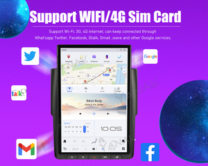 Reproductor Multimedia Android 13 DE 14,4 pulgadas, navegación GPS, estéreo automático, 4G LTE, inalámbrico, Carplay, Radio de coche para Dodge RAM 1500 2013-2018 - Product Image 2