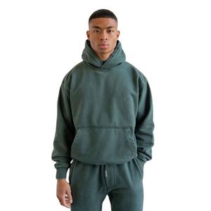 Personnalisé 100% Coton Slim Fit Hiver Hommes Hoodies Jogger Ensembles Solide Logo Imprimer Unisexe Gym Survêtement pour Formation Polaire Survêtement - Product Image 1