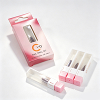 Broca de carburo de tungsteno color oro rosa con certificación ISO/CE, brocas profesionales para uñas, limas rotatorias, broca de corte cruzado de carburo