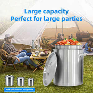 Olla de cocina antiadherente comercial Acero inoxidable Olla de sopa circular de <span class=keywords><strong>50</strong></span> <span class=keywords><strong>litros</strong></span> con capa filtrada - Product Image 4