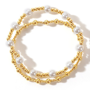 <span class=keywords><strong>Bracciale</strong></span> con <span class=keywords><strong>Perle</strong></span> e Croce in Acciaio Inossidabile Placcato Oro 18K, <span class=keywords><strong>Bracciale</strong></span> Miyuki per Uomo e Donna con <span class=keywords><strong>Perle</strong></span> Rotonde da 2/4/6MM, Gioielli alla Moda - Product Image 6