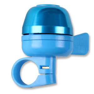 Sonnette de vélo en aluminium avec son fort et clair pour guidon de vélo de montagne, couleurs mélangées rouge bleu noir - Product Image 3