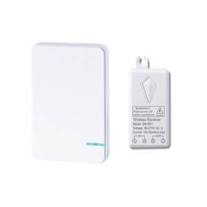 <span class=keywords><strong>Kit</strong></span> de receptor y interruptor de lámpara de techo LED inalámbrico Rango de 600 pies Duración de la batería de 10 años Interruptores de control remoto IP66 RF433 10A - Product Image 1