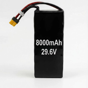 Batterie haute performance 8000mAh 8S 29.6V 10C, cellule INR21700, batterie de drone pour RC UAV, décharge haute intensité 10C, puissante pour charge lourde - Product Image 1