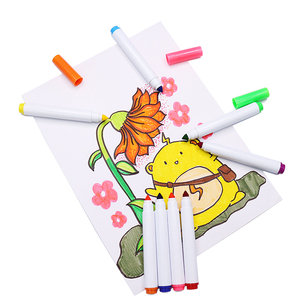 Không Độc Hại Sáng Đầy Màu Sắc Mực Cọ Tip Pen T-Shirts Vải Đánh Dấu Cho Graffiti Siêu Có Thể Giặt Ma Thuật Phác Thảo Đánh Dấu Vẽ - Product Image 6