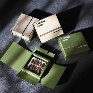 Caja de Regalo de Cartón Multicolor de Diseño Creativo con Bendición Eterna para Regalos Corporativos, Regalos Navideños, Almacenamiento Decorativo - Product Image 5