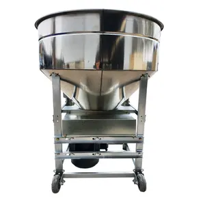 High quality mixing equipment vertical blender stainless steel mixer with agitator cover plate