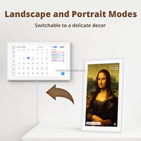 El mejor calendario digital de 15 pulgadas para familias, pantalla táctil con reloj de reproducción de vídeo, formato WiFi AVI/MP4