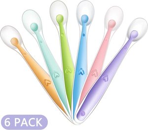 Juego <span class=keywords><strong>de</strong></span> <span class=keywords><strong>cucharas</strong></span> <span class=keywords><strong>de</strong></span> entrenamiento Led para bebé, juego <span class=keywords><strong>de</strong></span> <span class=keywords><strong>cucharas</strong></span> <span class=keywords><strong>de</strong></span> <span class=keywords><strong>aprendizaje</strong></span> <span class=keywords><strong>de</strong></span> primera etapa, alimentación <span class=keywords><strong>de</strong></span> silicona, 2023 - Product Image 2