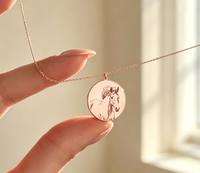 Collier pendentif cheval en acier inoxydable, étanche, plaqué or 18 carats, bijoux de mode, cadeau pour femme