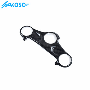 AKOSO Kits de carénage de <span class=keywords><strong>pont</strong></span> de fourche avant en fibre de carbone sèche 3K pour Honda CB650R CBR650R 2019 +. - Product Image 3
