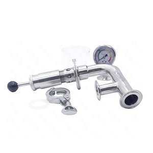 Vanne <span class=keywords><strong>d</strong></span>'échappement manuelle sanitaire en acier inoxydable <span class=keywords><strong>de</strong></span> 2 pouces, manomètre <span class=keywords><strong>de</strong></span> <span class=keywords><strong>d</strong></span>écompression <span class=keywords><strong>d</strong></span>'air, vannes <span class=keywords><strong>de</strong></span> purge fixes pour la réduction <span class=keywords><strong>de</strong></span> <span class=keywords><strong>pression</strong></span> - Product Image 2