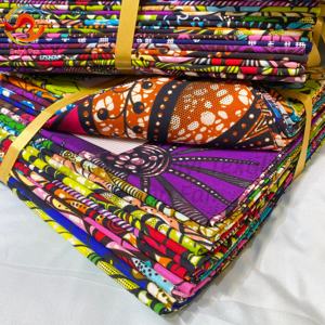 Tela Africana Estampada <span class=keywords><strong>de</strong></span> 6 Yardas, Tela Batik <span class=keywords><strong>de</strong></span> Algodón Puro para Confección <span class=keywords><strong>de</strong></span> Ropa al por Mayor, Estilo <span class=keywords><strong>Sexy</strong></span>, Tela Batik Estampada Africana - Product Image 3