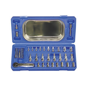 Jeu de 65 douilles Kravm avec cliquet 1/4 "dans un étui magnétique - Product Image 1