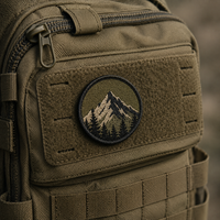 Écussons personnalisés auto-agrippants brodés, badges de moral pour sacs d'équipement tactique, fabricant en gros, OEM, faible MOQ, en vrac
