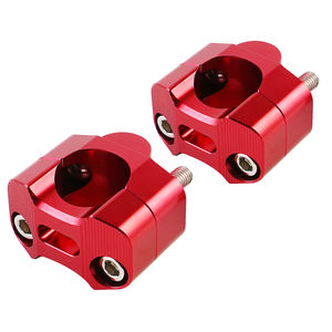 NICECNC - Adaptadores Elevadores de Manillar Rojos de 1-1/8'' para Motocicletas <span class=keywords><strong>Honda</strong></span> CR/<span class=keywords><strong>CRF</strong></span>/<span class=keywords><strong>XR</strong></span> 80 100 125 250 <span class=keywords><strong>450</strong></span> 500 650 - Product Image 6