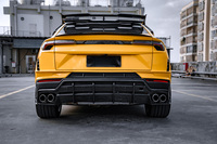 Pour Lamborghini URUS S : Kit de carrosserie TopC Style en fibre de carbone sèche – Lame avant, jupes latérales, diffuseur arrière, aileron arrière