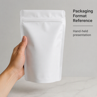 Sachets refermables personnalisés en aluminium mat blanc recyclable avec fermeture éclair, résistants aux odeurs, pour aliments